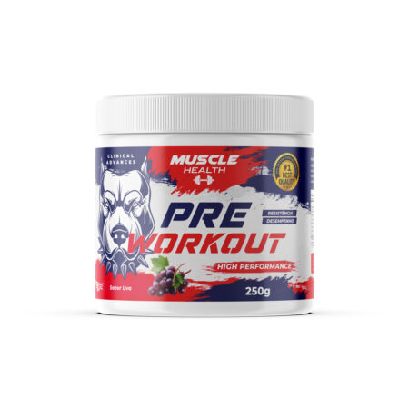 Pré Treino Pré Workout sabor Uva -  Muscle Health 250g