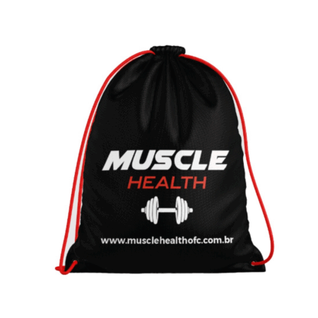 Sacochila Muscle Health Nylon 30X44 cm