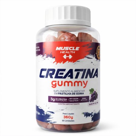 Creatina Gummy 90 unidades - Muscle Health